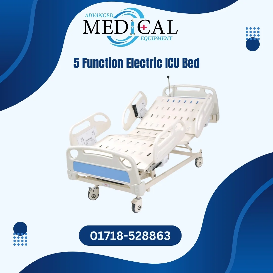 5 Function Electric ICU Bed (Fully Automatic Hospital Bed)